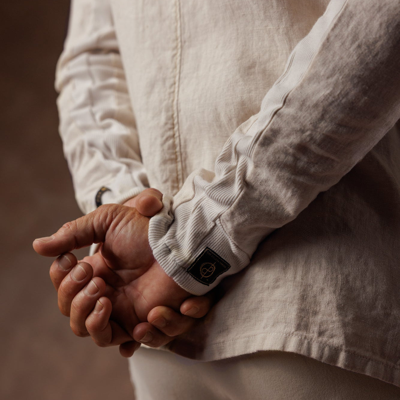 AER LINEN SHIRT / WHITE STONE