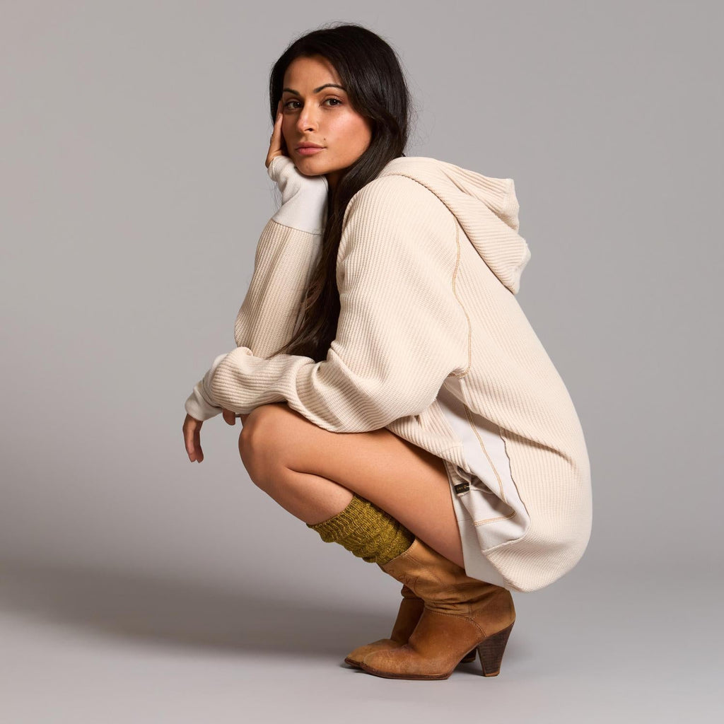 Oversized Waffle Pullover