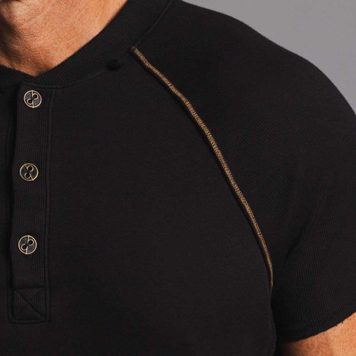 Short Sleeve Henley